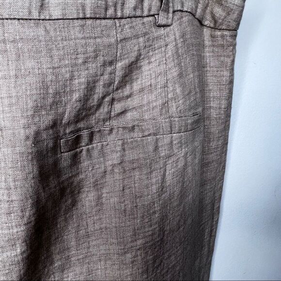Zara Tan Lightweight Cropped Pants Size 6 - Picture 8 of 10